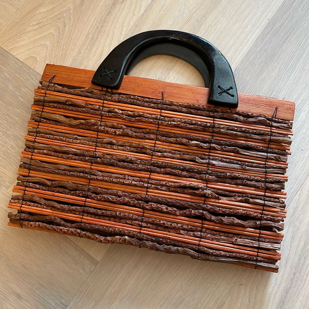 YOA bamboo vintage bag